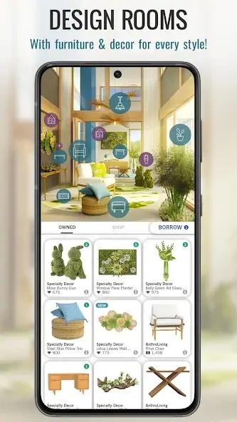 Download Design Home: Lifestyle Game MOD [Unlimited money/gems] + MOD [Menu] APK for Android