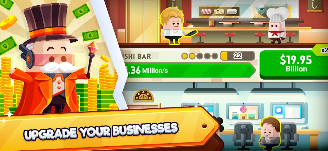 Download Cash, Inc. Fame & Fortune Game MOD [Unlimited money/gems] + MOD [Menu] APK for Android