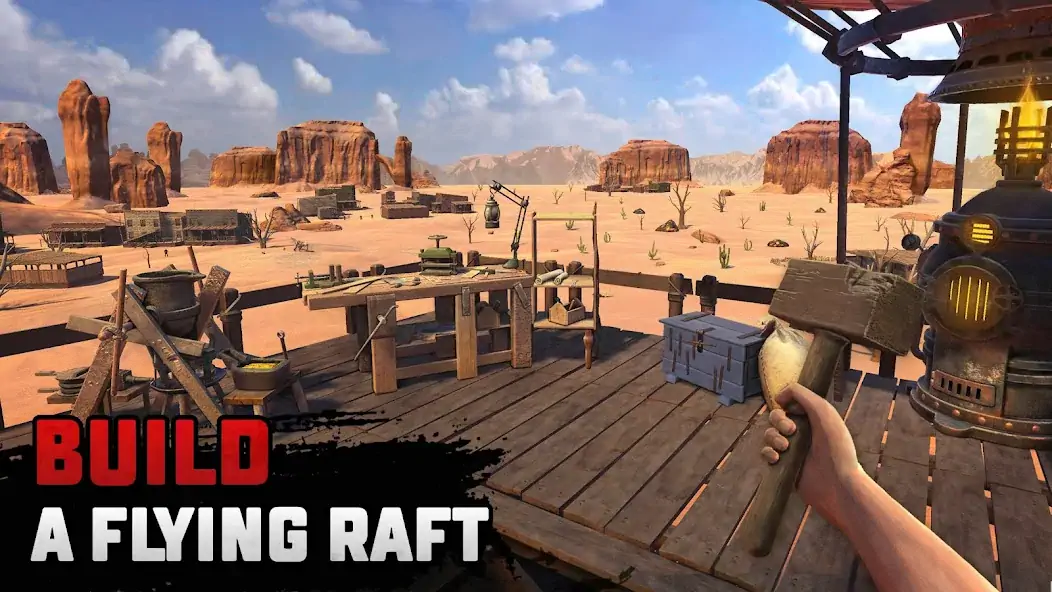 Download Raft Survival: Desert Nomad MOD [Unlimited money/gems] + MOD [Menu] APK for Android