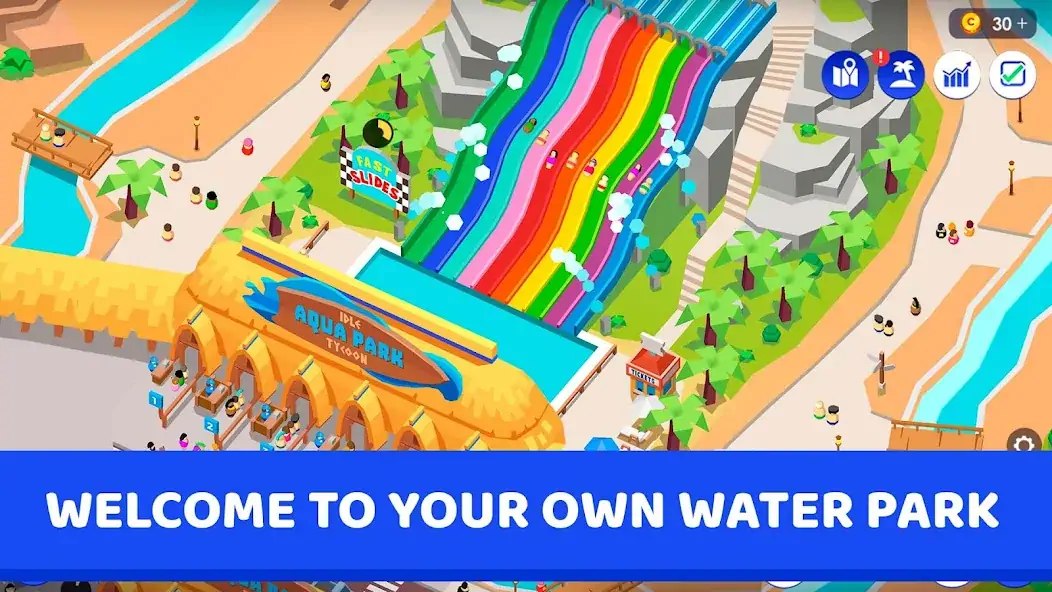 Download Idle Theme Park Tycoon MOD [Unlimited money/gems] + MOD [Menu] APK for Android
