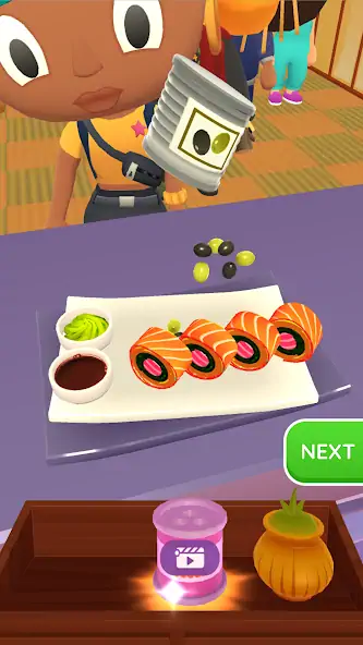 Download Sushi Roll 3D - Cooking ASMR MOD [Unlimited money/coins] + MOD [Menu] APK for Android