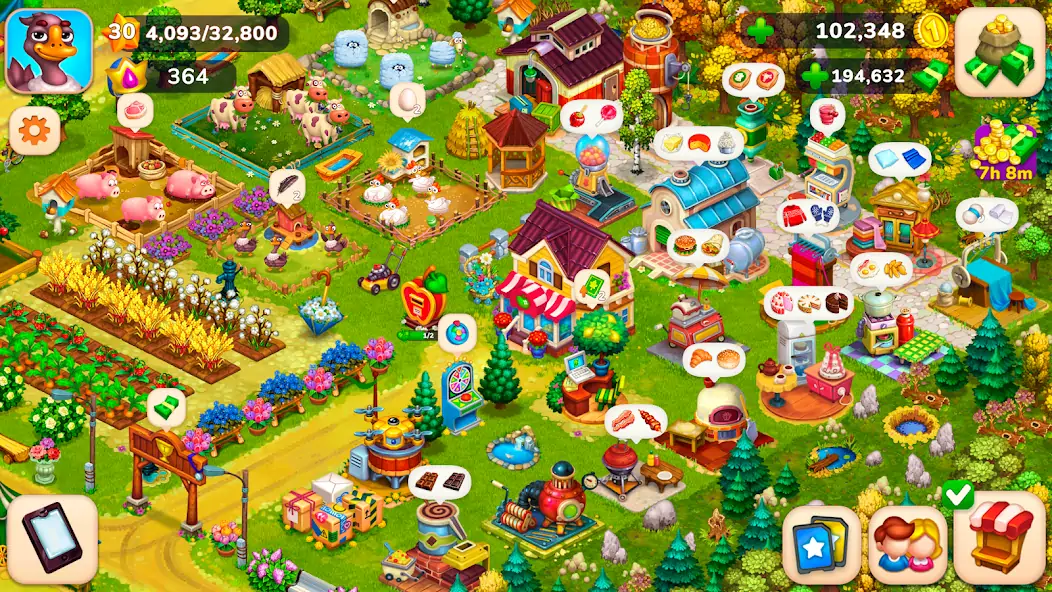Download Farmington – Farm game MOD [Unlimited money] + MOD [Menu] APK for Android