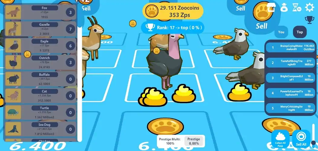 Download Animal Zoo Clicker MOD [Unlimited money/gems] + MOD [Menu] APK for Android