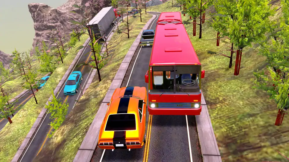 Download Risky Road: Hilly Bus Driver MOD [Unlimited money/coins] + MOD [Menu] APK for Android