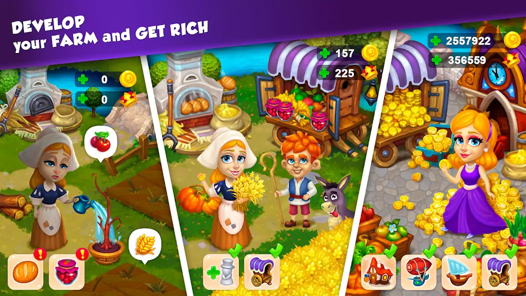 Download Royal Farm MOD [Unlimited money/gems] + MOD [Menu] APK for Android
