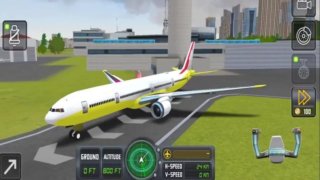 Download Flight Simulator-Pilot Plane X MOD [Unlimited money/gems] + MOD [Menu] APK for Android