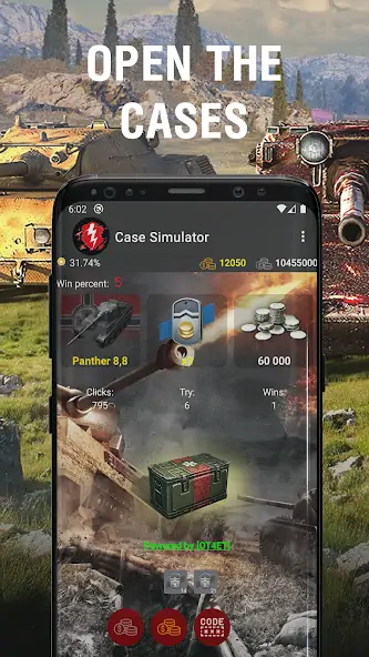 Download Case Simulator for WOT Blitz MOD [Unlimited money/coins] + MOD [Menu] APK for Android