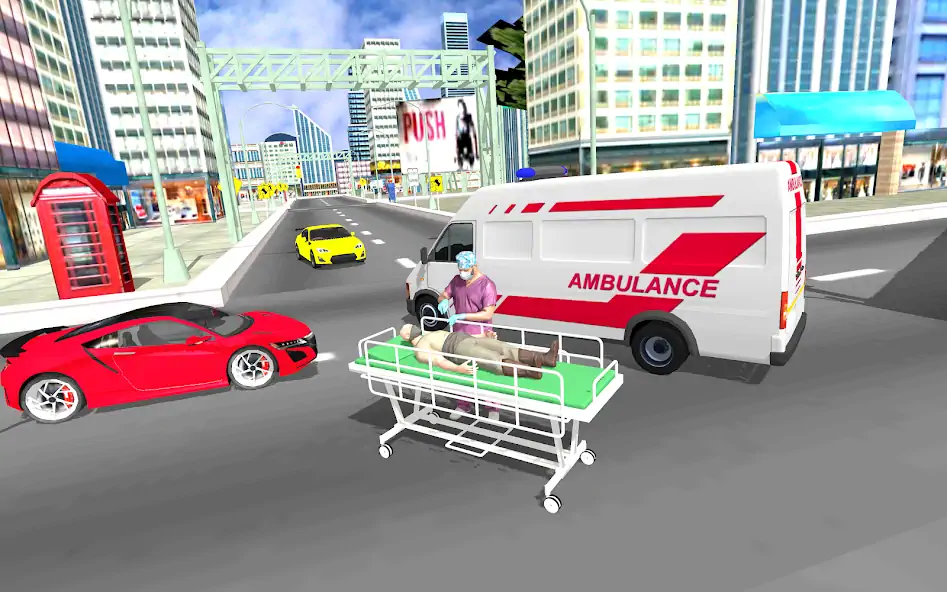 Download The City Ambulance Games MOD [Unlimited money/gems] + MOD [Menu] APK for Android