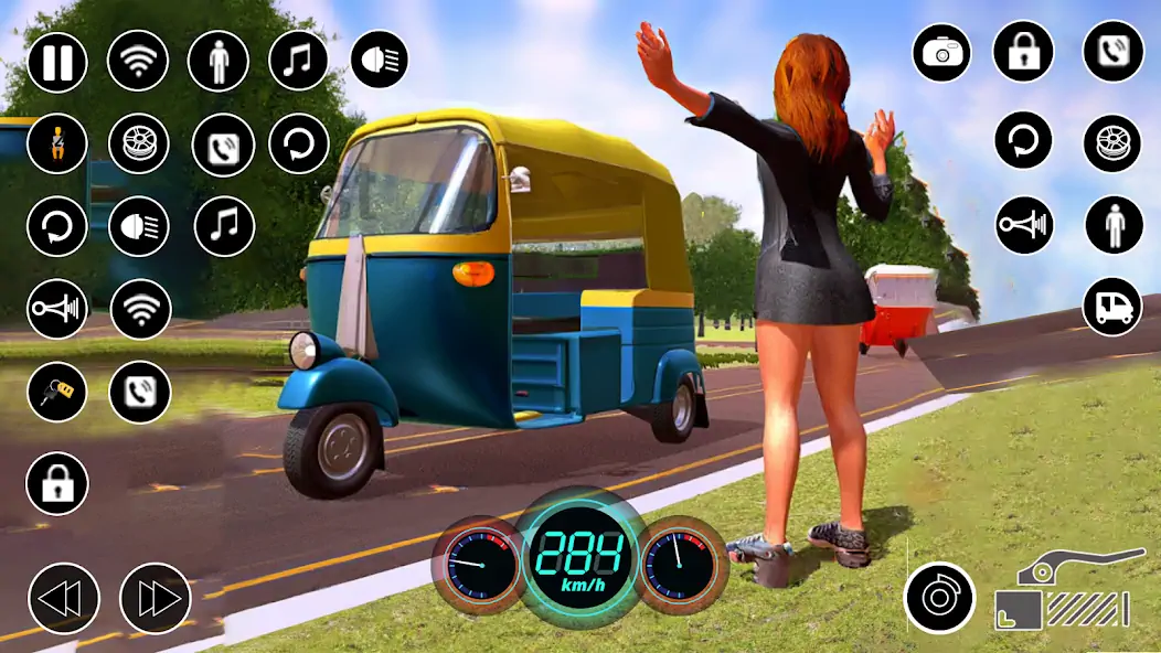 Download Tuk Tuk Rickshaw Driver 2023 MOD [Unlimited money/gems] + MOD [Menu] APK for Android