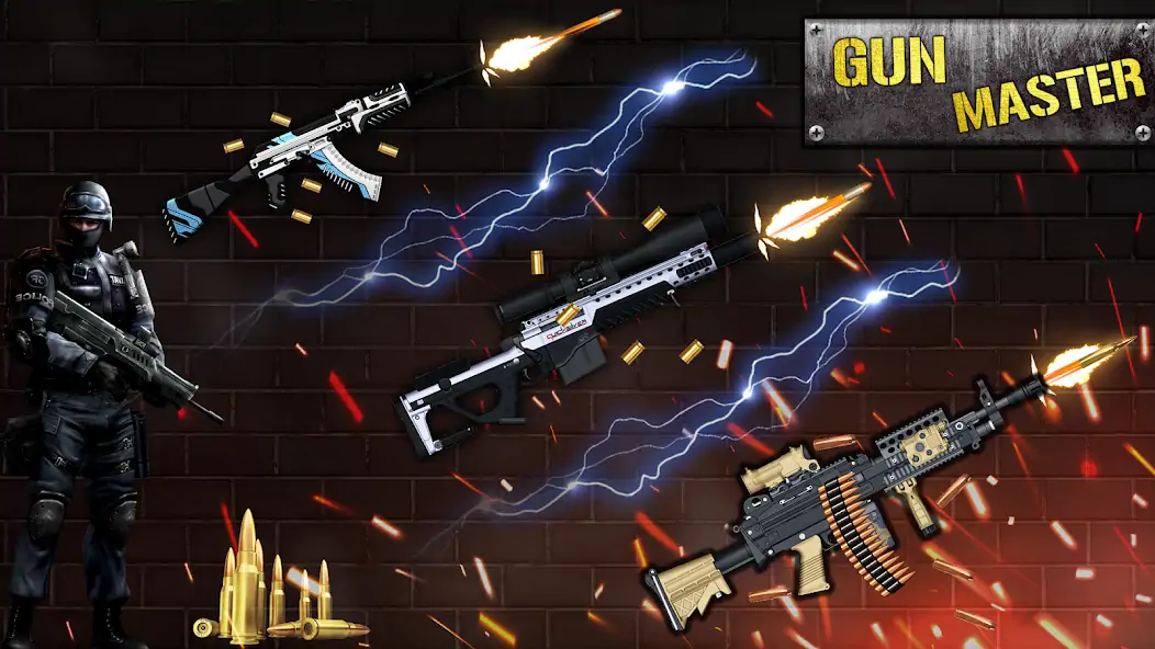 Download Gun Master 3d Gun Sounds Games MOD [Unlimited money/gems] + MOD [Menu] APK for Android
