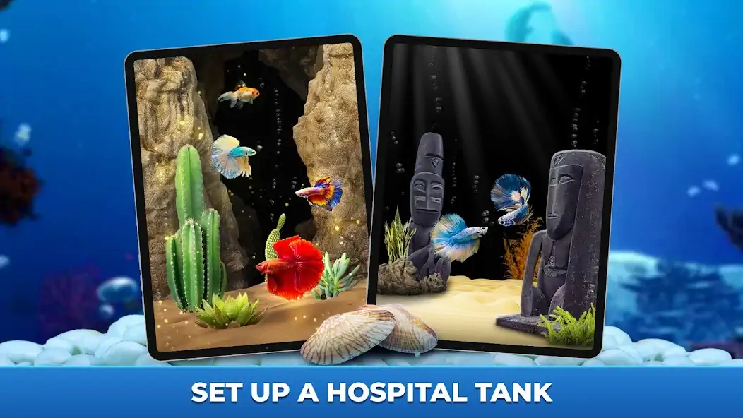 Download Fish Tank Clean: Aquarium Sim MOD [Unlimited money/gems] + MOD [Menu] APK for Android