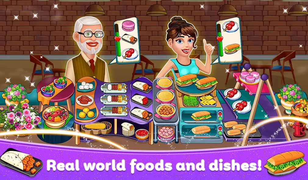 Download Cooking Star - Kitchen Diary MOD [Unlimited money/gems] + MOD [Menu] APK for Android