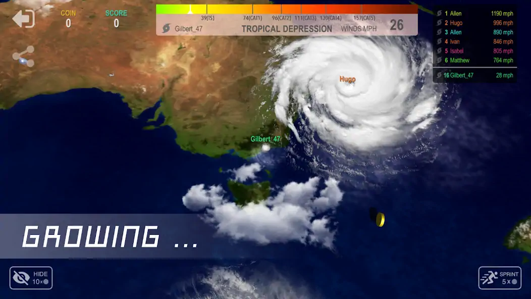 Download Hurricane.io MOD [Unlimited money/coins] + MOD [Menu] APK for Android