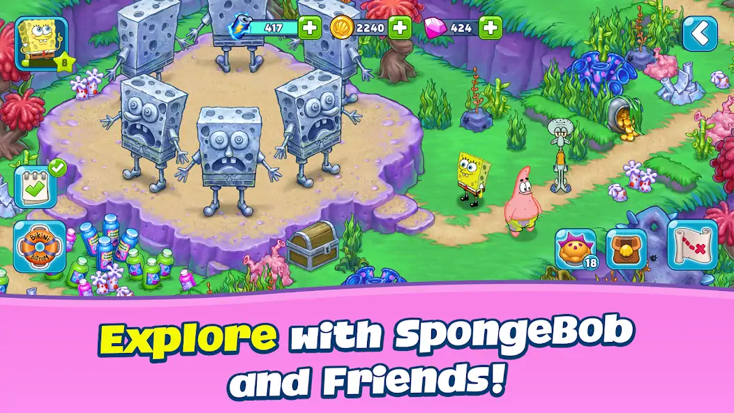Download SpongeBob Adventures: In A Jam MOD [Unlimited money] + MOD [Menu] APK for Android
