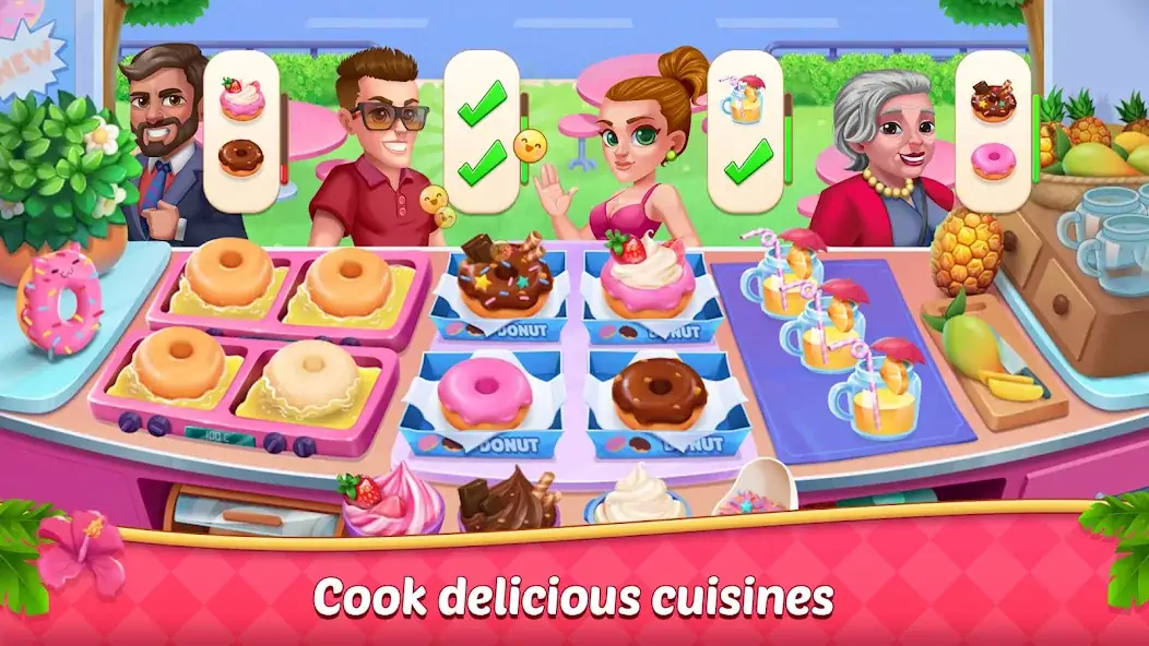 Download Kitchen Crush : Cooking Games MOD [Unlimited money/coins] + MOD [Menu] APK for Android