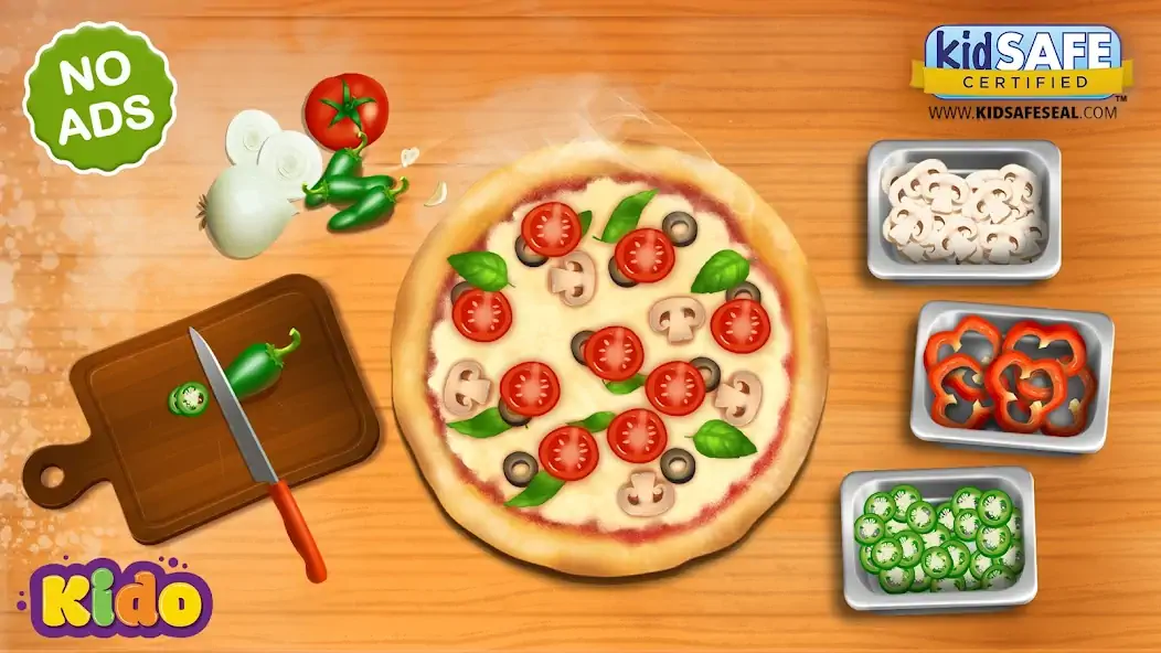 Download Pizza Baking Kids Games MOD [Unlimited money/gems] + MOD [Menu] APK for Android