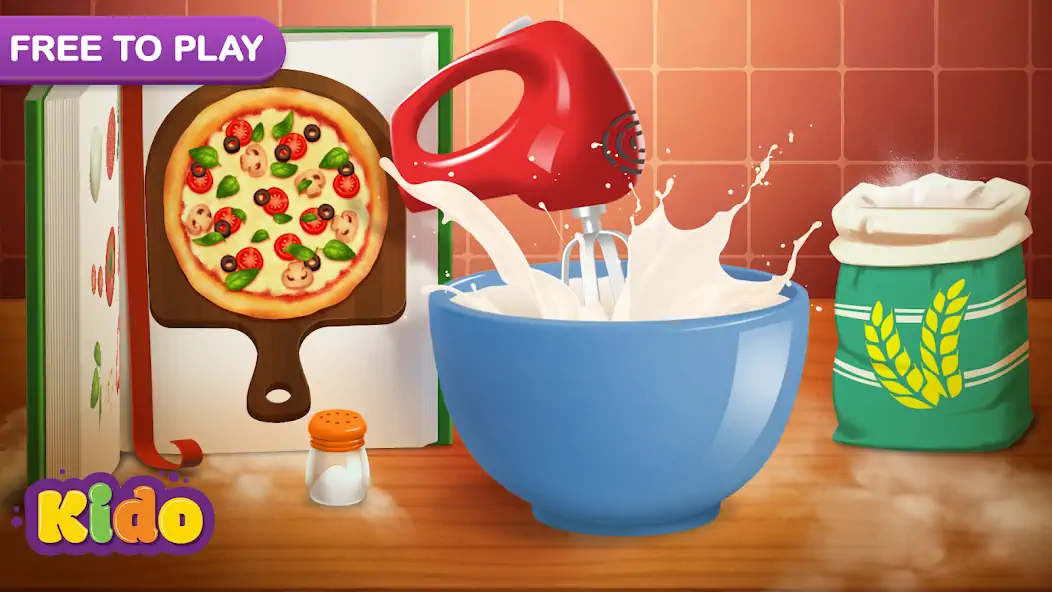 Download Pizza Baking Kids Games MOD [Unlimited money/gems] + MOD [Menu] APK for Android