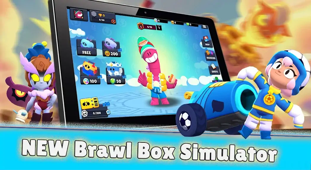 Download Olympus Box Simul: brawl stars MOD [Unlimited money/coins] + MOD [Menu] APK for Android