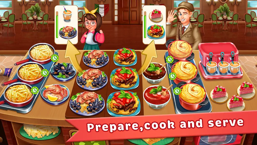 Download Cookingscapes: Cooking Games MOD [Unlimited money] + MOD [Menu] APK for Android