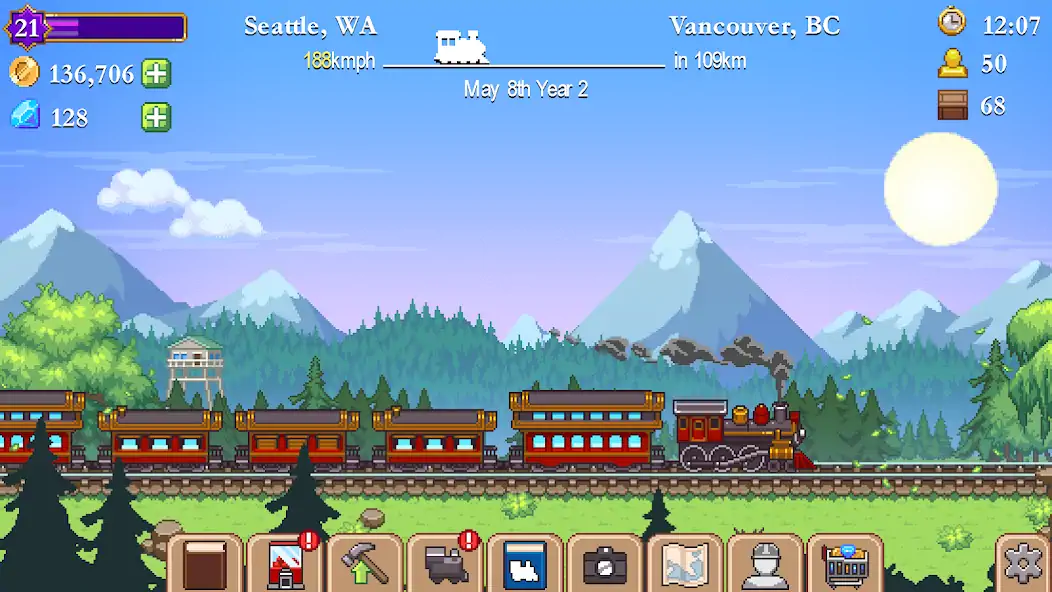 Download Tiny Rails - Train Tycoon 2023 MOD [Unlimited money/coins] + MOD [Menu] APK for Android