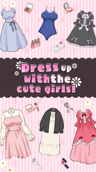 Download Dress up with the cute girls! MOD [Unlimited money/gems] + MOD [Menu] APK for Android