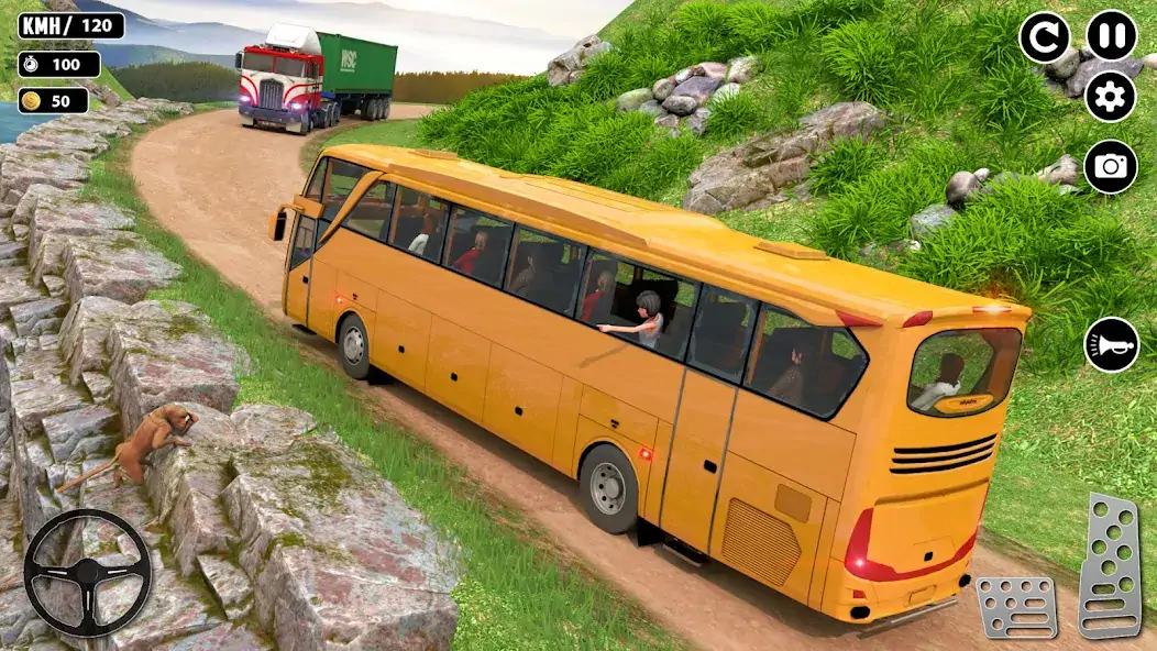 Download Offroad Bus Simulator:Bus Game MOD [Unlimited money/gems] + MOD [Menu] APK for Android