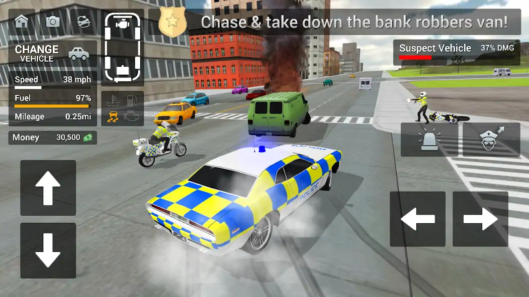 Download Police Car Driving Motorbike MOD [Unlimited money/gems] + MOD [Menu] APK for Android