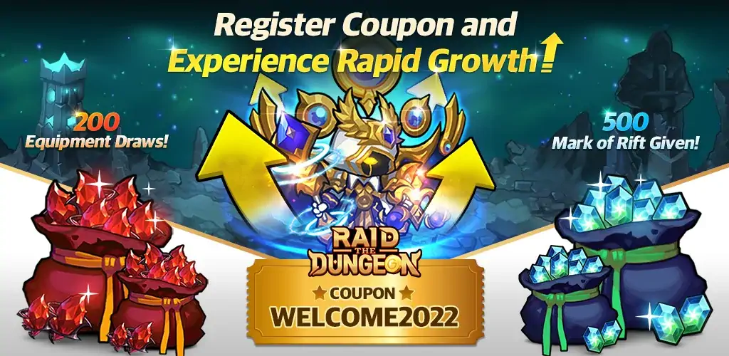 Download Raid the Dungeon : Idle RPG MOD [Unlimited money/gems] + MOD [Menu] APK for Android