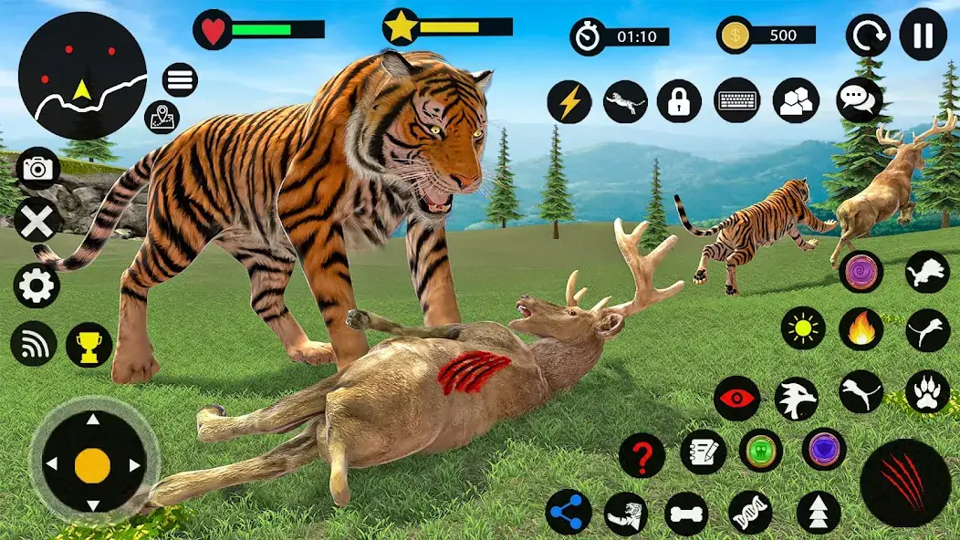 Download Tiger Games: Tiger Sim Offline MOD [Unlimited money] + MOD [Menu] APK for Android