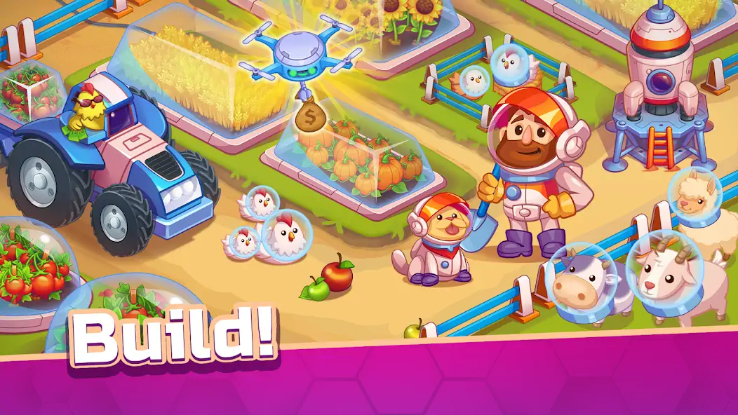 Download Idle Mars Colony: farm tycoon MOD [Unlimited money/coins] + MOD [Menu] APK for Android
