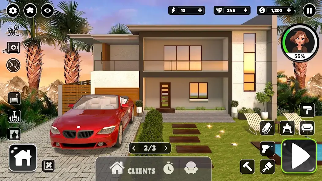 Download Home Design Makeover 3D Game MOD [Unlimited money/coins] + MOD [Menu] APK for Android