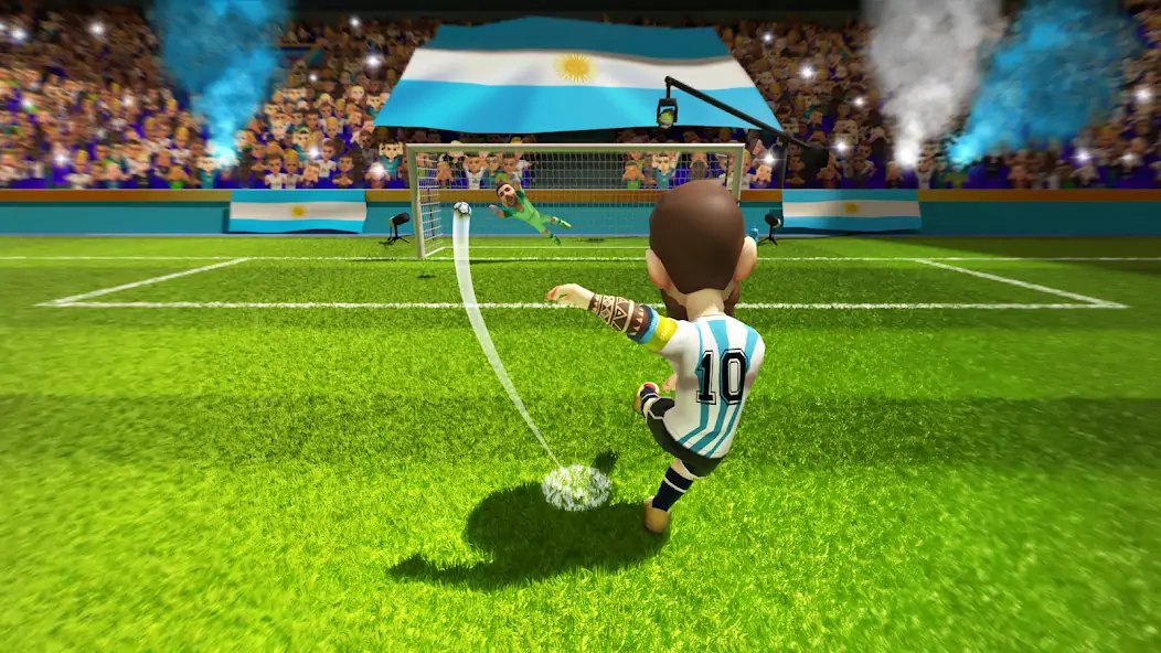 Download Mini Football - Mobile Soccer MOD [Unlimited money/gems] + MOD [Menu] APK for Android
