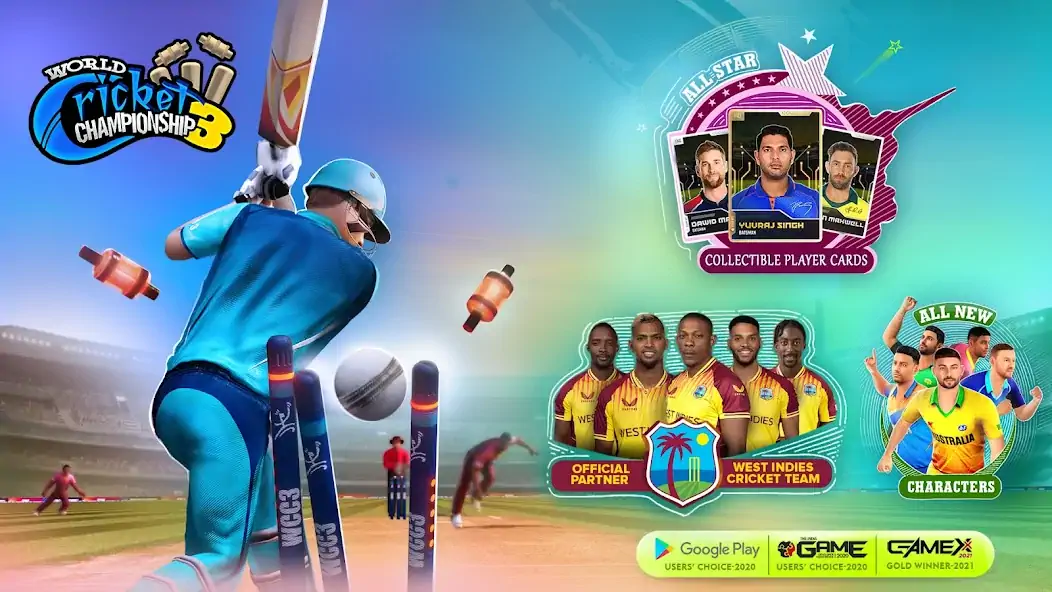 Download World Cricket Championship 3 MOD [Unlimited money/coins] + MOD [Menu] APK for Android