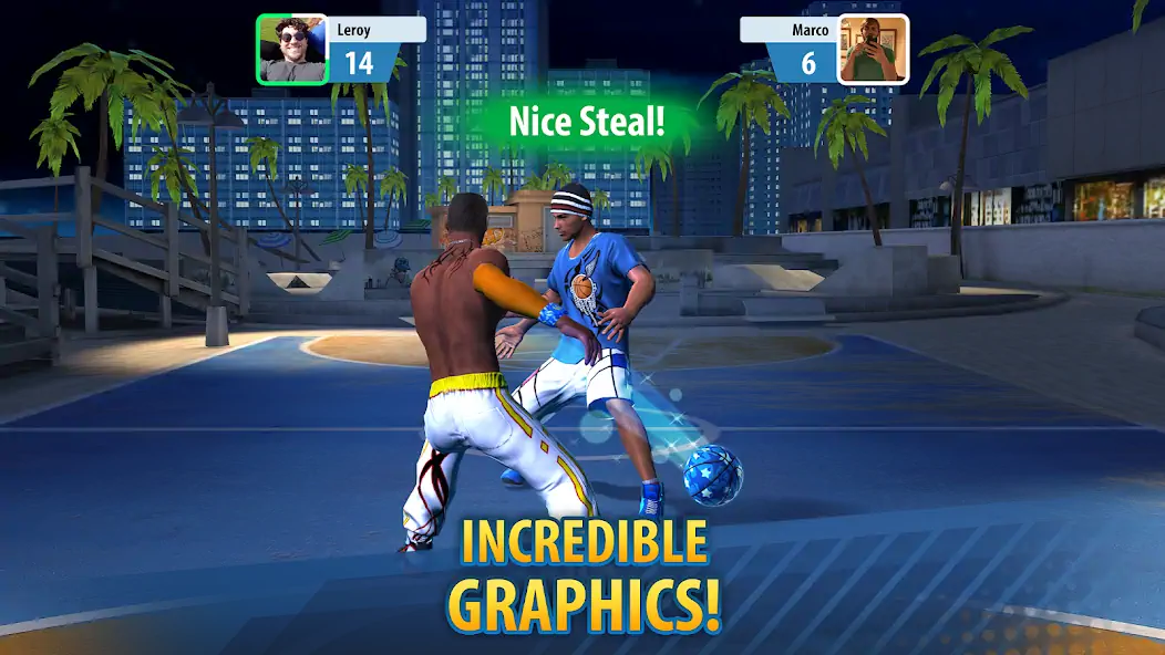 Download Basketball Stars: Multiplayer MOD [Unlimited money] + MOD [Menu] APK for Android