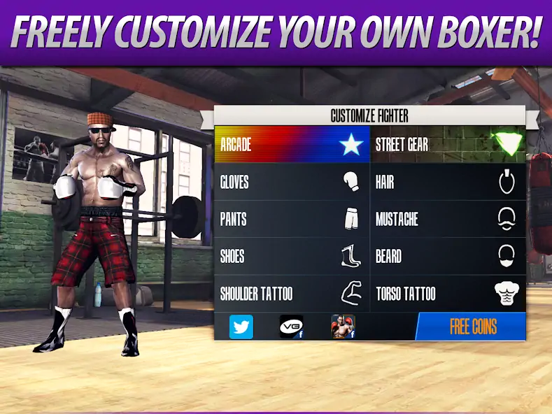 Download Real Boxing – Fighting Game MOD [Unlimited money/gems] + MOD [Menu] APK for Android