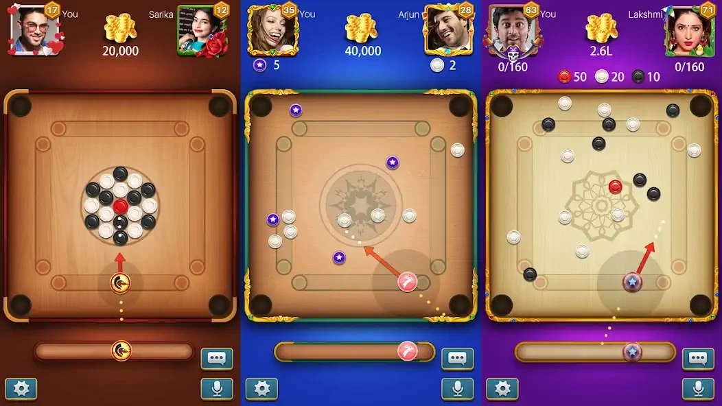 Download Carrom Meta-Board Disc Game MOD [Unlimited money/gems] + MOD [Menu] APK for Android
