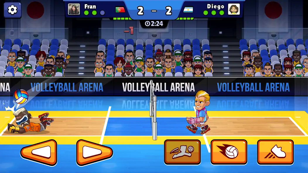 Download Volleyball Arena: Spike Hard MOD [Unlimited money/coins] + MOD [Menu] APK for Android