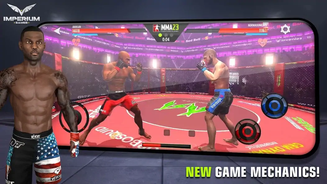 Download MMA - Fighting Clash 23 MOD [Unlimited money/gems] + MOD [Menu] APK for Android