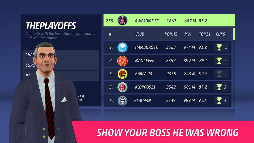 Download SEASON 24 - Football Manager MOD [Unlimited money/gems] + MOD [Menu] APK for Android