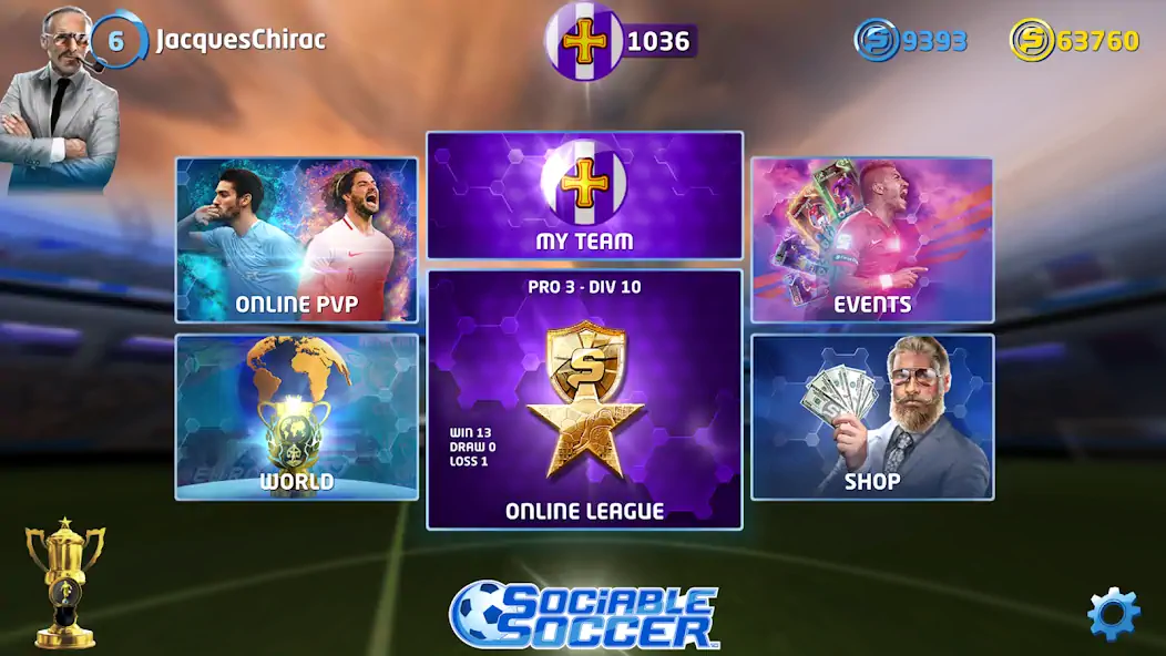 Download Sociable Soccer MOD [Unlimited money/coins] + MOD [Menu] APK for Android