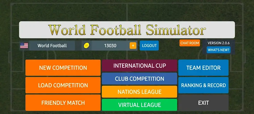 Download World Football Simulator MOD [Unlimited money/coins] + MOD [Menu] APK for Android