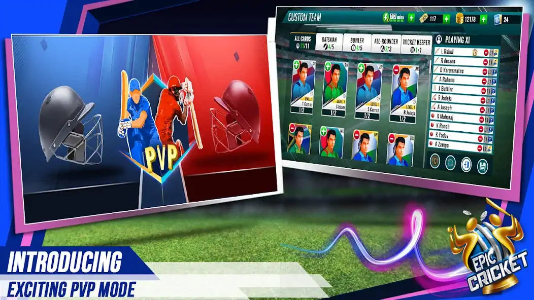 Download Epic Cricket - Real 3D Game MOD [Unlimited money] + MOD [Menu] APK for Android