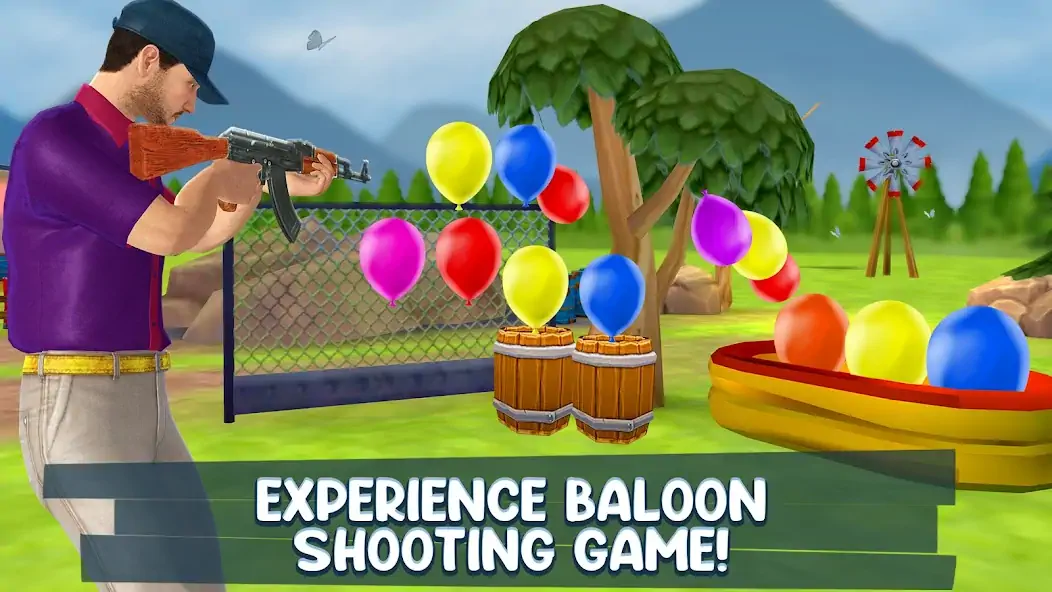 Download Air Balloon Shooting Game MOD [Unlimited money/gems] + MOD [Menu] APK for Android