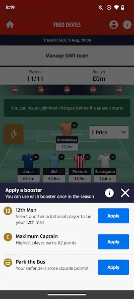 Download The Sun Dream Team Soccer MOD [Unlimited money/coins] + MOD [Menu] APK for Android