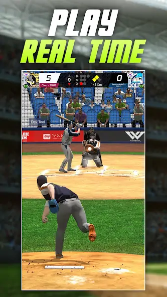 Download Baseball Play: Real-time PVP MOD [Unlimited money/gems] + MOD [Menu] APK for Android