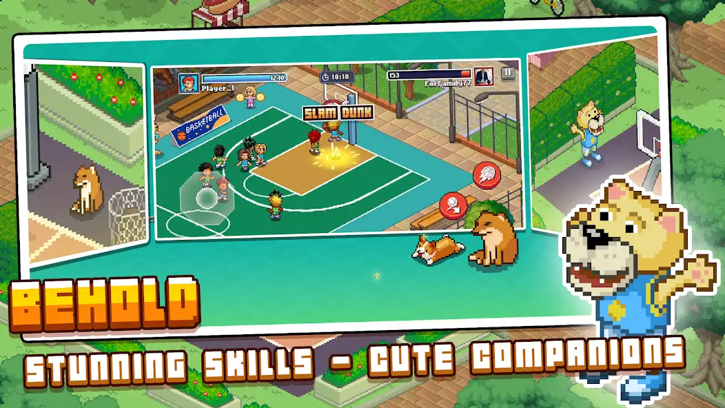 Download Pixel Basketball: Multiplayer MOD [Unlimited money] + MOD [Menu] APK for Android