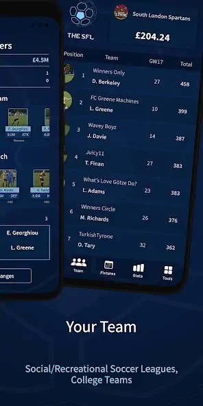 Download The SFL: Fantasy Soccer MOD [Unlimited money/gems] + MOD [Menu] APK for Android