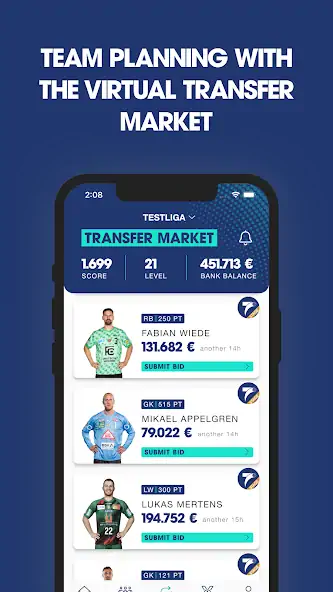 Download START7 - The handball manager MOD [Unlimited money/gems] + MOD [Menu] APK for Android