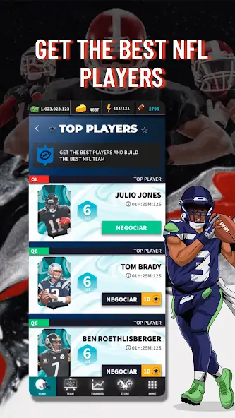Download American Football games & NFL MOD [Unlimited money/gems] + MOD [Menu] APK for Android