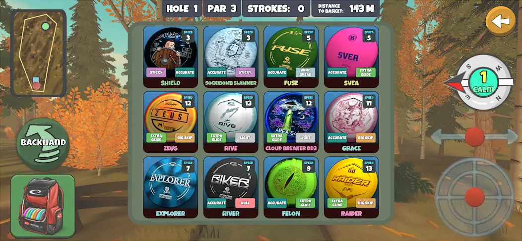 Download Disc Golf Valley MOD [Unlimited money/gems] + MOD [Menu] APK for Android